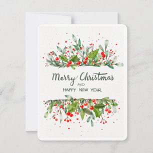 HAPPY CHRISTMAS AND GOOD YEAR HOLIDAY CARD