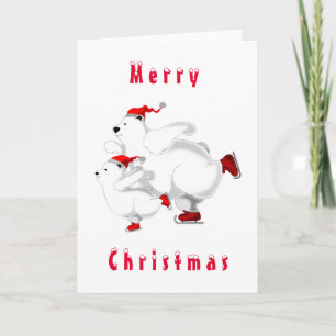 Happy Christmas Bear Christmas Card