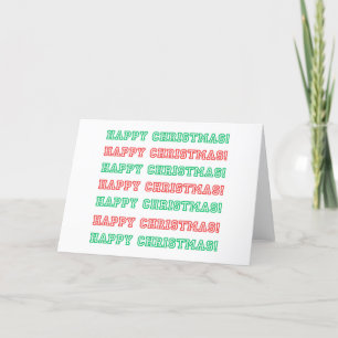 Happy Christmas Blank Holiday Card
