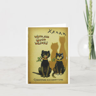 Happy Christmas Cats card