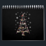 Happy Christmas | Cute Cat Christmas Tree Calendar<br><div class="desc">Happy Christmas | Cute Cat Christmas Tree</div>