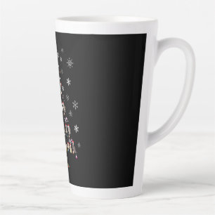 Happy Christmas   Cute Cat Christmas Tree Latte Mug