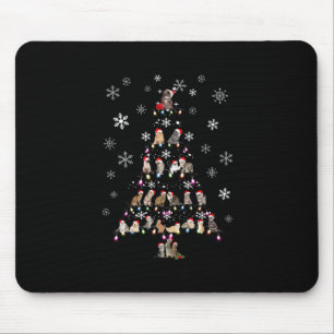 Happy Christmas   Cute Cat Christmas Tree Mouse Pad