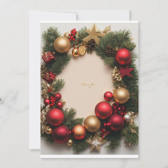 HAPPY CHRISTMAS DAY CARD (Front)