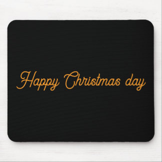 Happy Christmas day mousse pads Mouse Pad