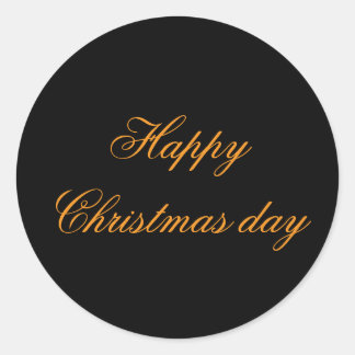 Happy Christmas day stickers