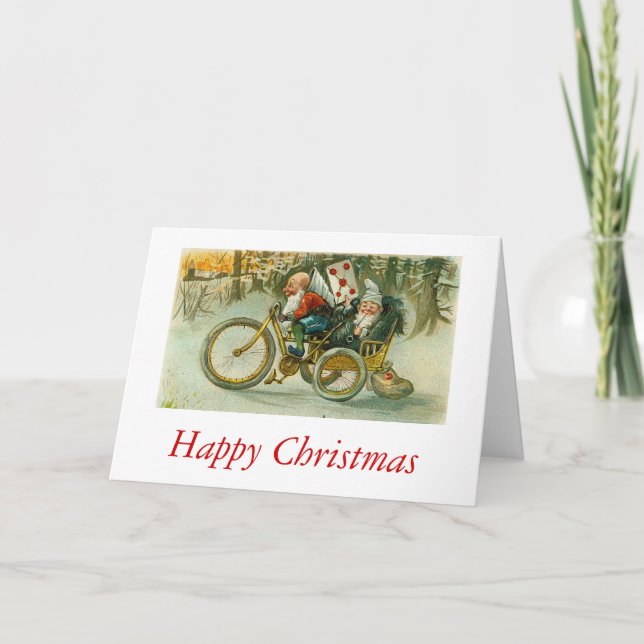 Happy Christmas elves Holiday Card (Front)