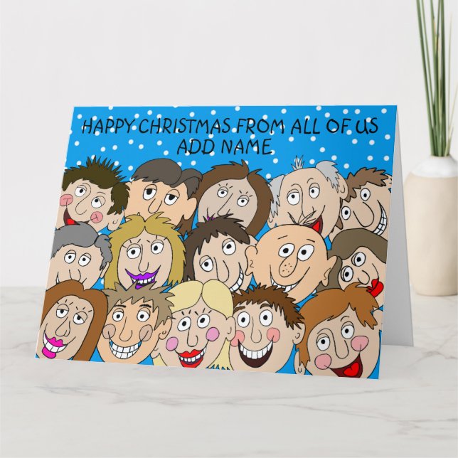 Happy christmas from all of us  card (Front)
