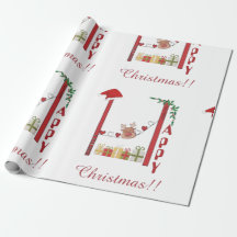 Happy Christmas Gift Wrappers