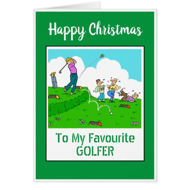 Happy Christmas Golfer (Front)