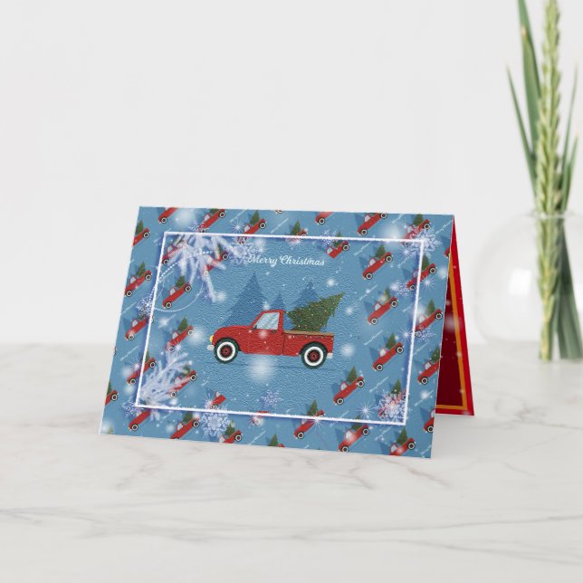 Happy Christmas Holiday Best Popular Gift Card (Front)