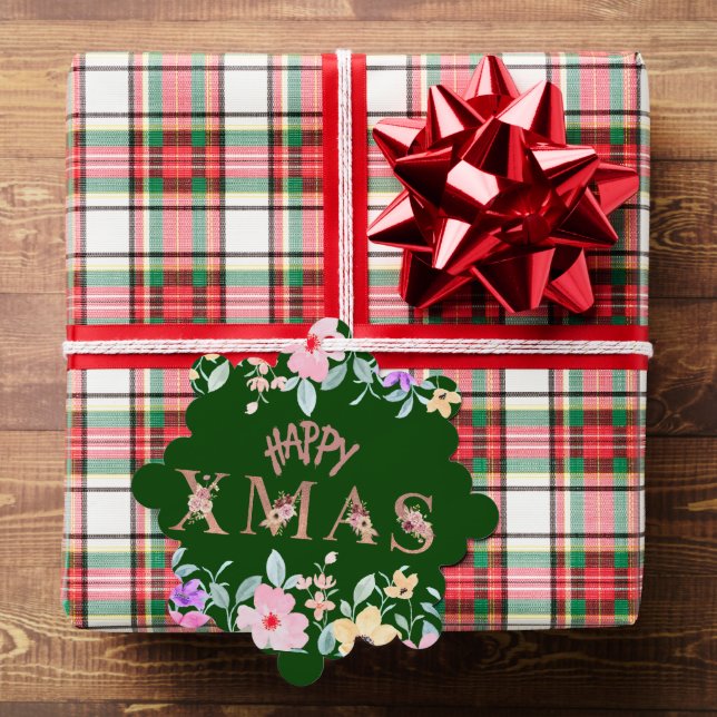 Happy Christmas Holiday  Ornament Card (Insitu (Gift))