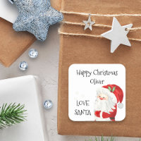 Happy Christmas Kids Name Love Santa