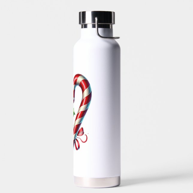 Happy Christmas ll  Water Bottle (Left)