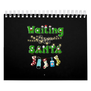 Happy Christmas Merry Christmas Waiting Santa Calendar