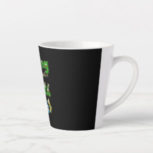 Happy Christmas Merry Christmas Waiting Santa Latte Mug