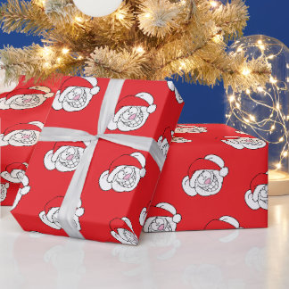 Happy Christmas Mouse Screwball Graphics Wrapping Paper