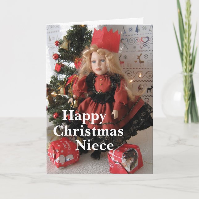 Happy Christmas Niece Holiday Card (Front)