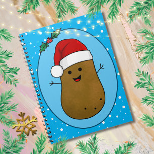 Happy Christmas Potato Notebook