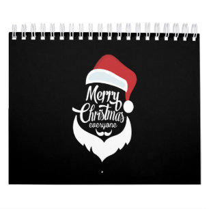 Happy Christmas Santa Claus Say Merry Christmas Calendar