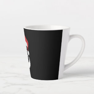 Happy Christmas Santa Claus Say Merry Christmas Latte Mug