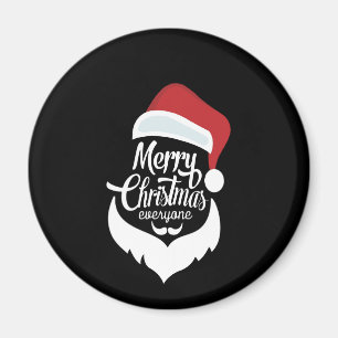 Happy Christmas   Santa Claus Say Merry Christmas Magnet