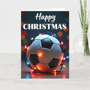 Happy Christmas Soccer Card