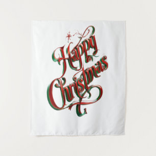 Happy Christmas  Tapestry