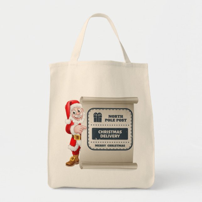 happy christmas tote bag (Front)