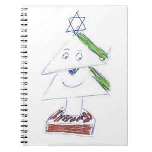 Happy Christmas Tree Notebook