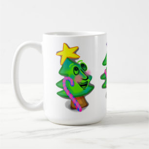 Happy Christmas Trees mug