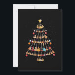 Happy Christmas|Ukulele Instrument Christmas Tree Thank You Card<br><div class="desc">Happy Christmas|Ukulele Instrument Christmas Tree</div>