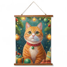 Happy Christmas Wants You My Orange Cat