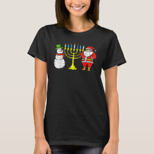 Happy Christmukkah Christmas Hanukkah Pajamas Chan T-Shirt