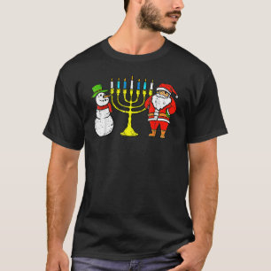 Happy Christmukkah Christmas Hanukkah Pyjamas Chan T-Shirt