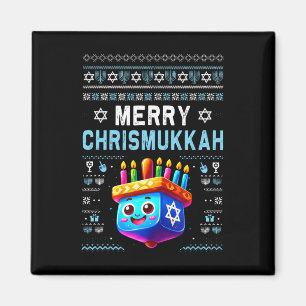 Happy Christmukkah Jewish Christmas Hanukkah Chanu Magnet
