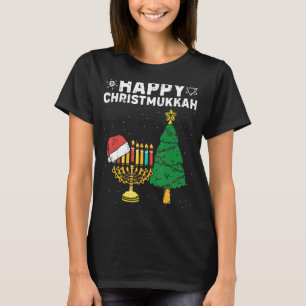 Happy Christmukkah Jewish Christmas Hanukkah Chanu T-Shirt