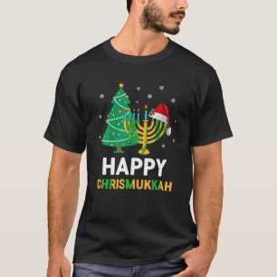 Happy Christmukkah Jewish Christmas Hanukkah Chanu T-Shirt