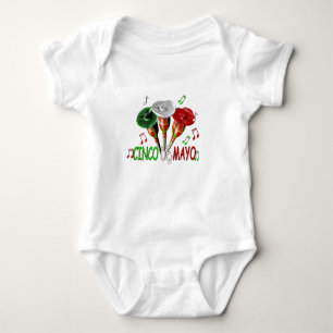 Happy Cinco de Mayo Baby Bodysuit