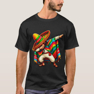 Happy cinco de mayo dabbing boy man mexican T-Shirt