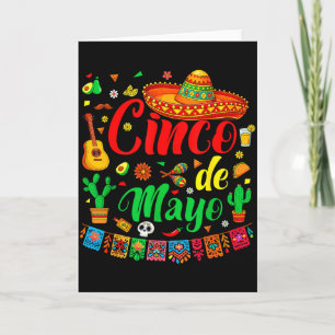 Happy cinco de mayo fiesta mexican party 5 de mayo card