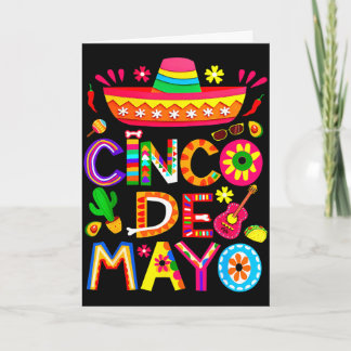 Happy cinco de mayo mexican sombrero margaritaHapp Card