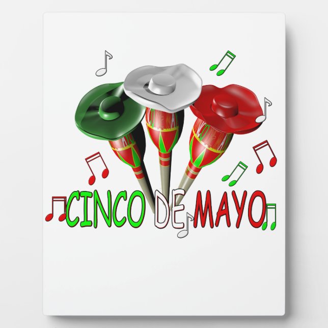 Happy Cinco de Mayo Plaque (Front)