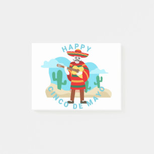 happy cinco de mayo skeleton post-it notes