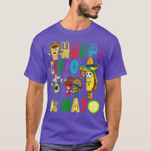 Happy Cinco De Mayo Squad Funny Meican Tacos Avoca T-Shirt