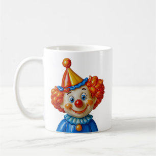 Happy Circus Clown Coffee Mug