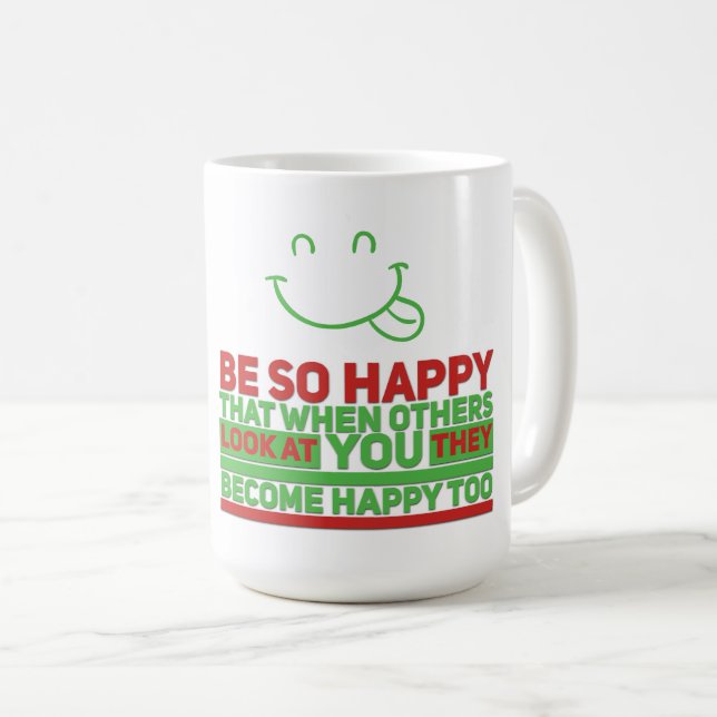 Happy  Classic Mug (Front Right)