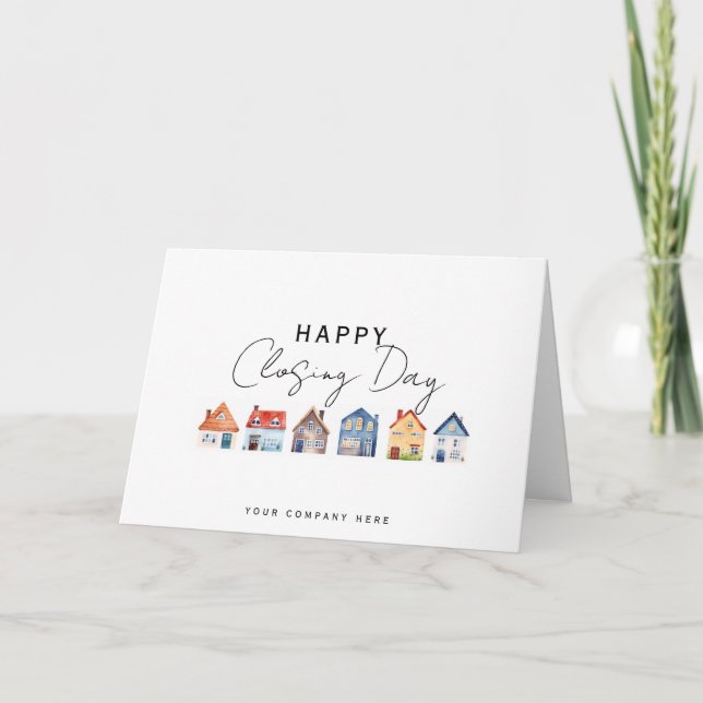 Happy Closing Day Card (Front)