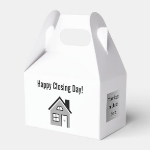 Happy Closing Day Real Estate Favor Box