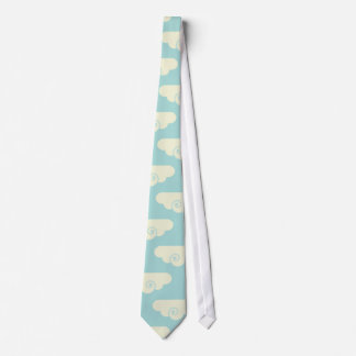 Happy Clouds Blue Sky Tie